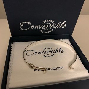 LeStage Convertible Bracelet 8” w/Rope, Sterling